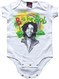 BOB MARLEY - Rainbow Creeper - White Onesie / Baby T-shirt