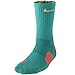 Nike Mens Nike Elite Basketball Crew (L), Green, Large
