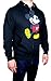 Mickey Mouse Zip Hoodie Black