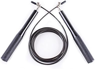 Crossfit speed jump rope Quality for Gym Jumping Cross fitness Boxing MMA Martial Arts training exercise.Adjustable to Fit Men Women and Children