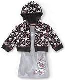 Beautees Girls Rocker Hoodie & Tee Set