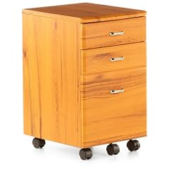 Buerostuhl24 673805 Rollcontainer Ekon Teak