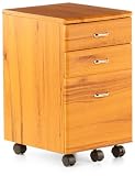 HJH Office/Buerostuhl24 673805 Rollcontainer Ekon Teak