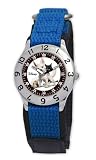 Disney Kids’ Bolt Group Time Teacher Blue Velcro Strap Watch #D791S502