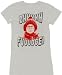A Christmas Story Ralphie Ohhh Fuuudge Silver Juniors T-shirt Tee