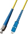 10M Singlemode Simplex Fiber Optic Cable (9/125) - FC to SC
