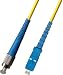 2M Singlemode Simplex Fiber Optic Cable (9/125) - FC to SC