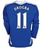 Adidas Chelsea DROGBA #11 Home Jersey 2011/2012 Long Sleeve