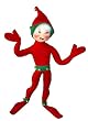 Annalee 18-Inch Red Jinglebell Elf