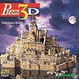 Puzz-3D Mont-Saint-Michel; 220 pcs 3-D Jigsaw Puzzle