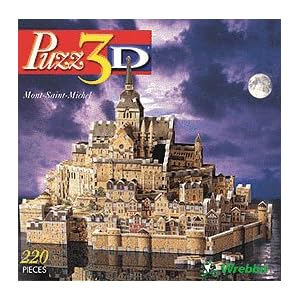Puzz-3D Mont-Saint-Michel; 220 pcs 3-D Jigsaw Puzzle by 
