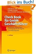 Check Book für GmbH-Geschäftsführer