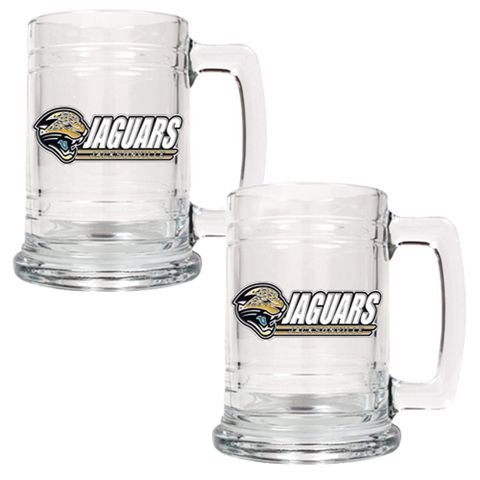Jacksonville Jaguars Set of 2 Beer Mugs