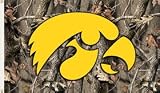 Iowa Hawkeyes 3''x5'' Realtree Camo Flag
