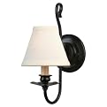 Royce Black Candle-Base Sconce
