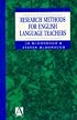 Research Methods for English Language Teachers