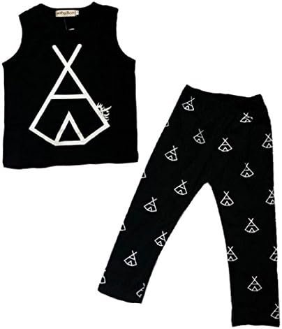 Baby Boys Short Sleeve Fashion Cute T-Shirts Tees & Harem Pants 2 Pcs Sets 80