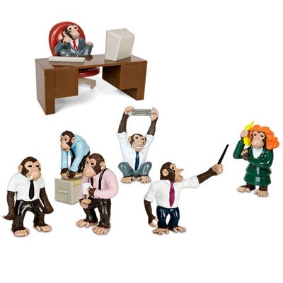 Office Monkeys Play Set