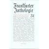 Frankfurter Anthologie. Gedichte und Interpretationen: Einunddrei�igster Band: 31