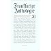 Frankfurter Anthologie. Gedichte und Interpretationen: Einunddrei�igster Band: 31