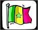 Mouse Pad with International, Senegal, national flag