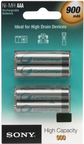Sony NiMH Akku AAA Micro 900 mAh 4er Pack
