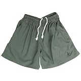 Mens Balle de Match Logo Shorts-Olive