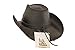 Lucky Trails Men's Buffalo Shapeable Leather Western Cowboy Hat