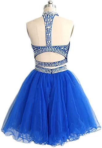 Mic Dresses A-line Chiffon Long Prom Dress Royal Blue Formal Fashion Dress (US 2, Royal Blue)