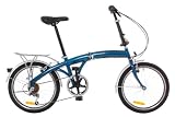 TEMPEST 20" Folding Bike Shimano 6 Speed - Rear Rack & Fenders