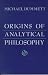 Origins of Analytical Philosophy