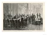 Bismarck Presides Over a Diplomatic Conference at Berlin to Discuss the Question of the Congo Art Giclee Poster Print, 24x18