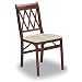 Kitchen & Housewares : Stakmore Lattice Folding Chair - Set of 2 (Bone)
