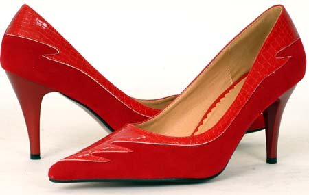 Fashion Red Heels Pumps Women's Dress Shoes
