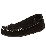 MIA Womens Madrid Fringe Suede Moccasin