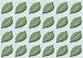 Leaf Leaves Cake Decorations - Leaf Shaped Edible Hard Sugar Decorations (24 pcs)