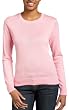 Red Moon Women's Cotton Long Sleeve Crew Neck Pullover Sweater