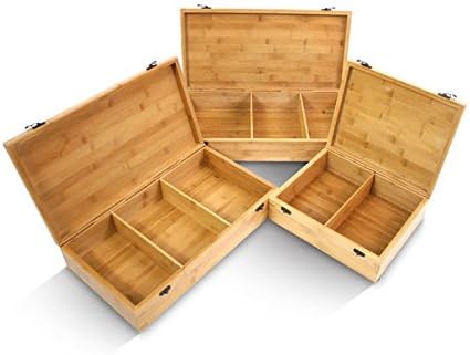 Bamboo Box for Massage Stones