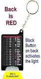 Atlanta Falcons 2012 NFL Schedule Flashlight Key Chain with Batteries