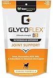 GlycoFlex 3 Hip and Joint Support for Dogs, 120 Bite Sized Chews, 30.69