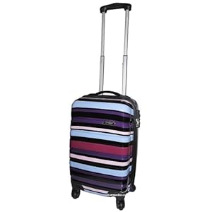 Valise cabine polycarbonate Couleur VIOLET: V&ecirc;tements et