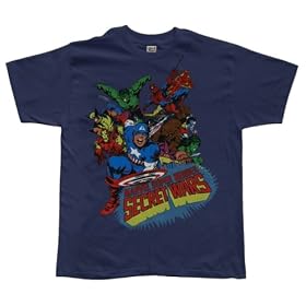 Marvel Heroes - Vintage Paper Soft T-Shirt
