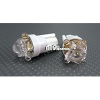 Hyper Diamond White 168 194 wedge LED Bulbs Twin-pack for 158, 161, 168, 184, 192, 193, 194, 558, 658, 2821, 2825, 5304, 5307, 12256, 12961 replacement.