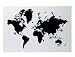 Image of PT TN872 Memoboard World Map magnetisch Stahl