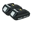 Makita BL1815-2 18-Volt 1-1/2 Ah Compact Lithium-Ion Battery, 2-Pack