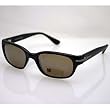 GEOFFREY BEENE Driver Sunglasses with Black Plastic Frames & Smoke Brown Lenses. Model: DR42