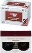 Sony High Definition Mini DV Tapes 63mins (Pack 3)