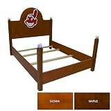 Sports Furniture Cleveland Indians Full Bed (Natural)