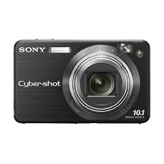Sony Cybershot DSCW-170B Digitalkamera (10 Megapixel, 5-fach opt. Zoom, 6,9 cm (2,7 Zoll) Display) schwarz