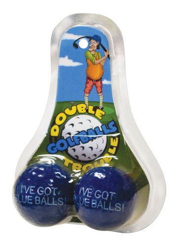 Big Mouth Toys Double Blue Balls